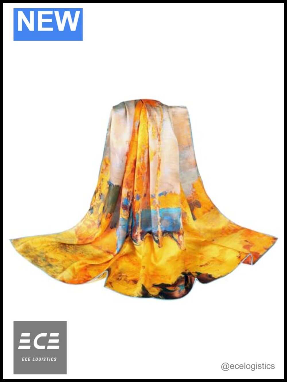 100% Mulberry Silk Scarf Large Square Headscarf Hair Wrap Shawl
